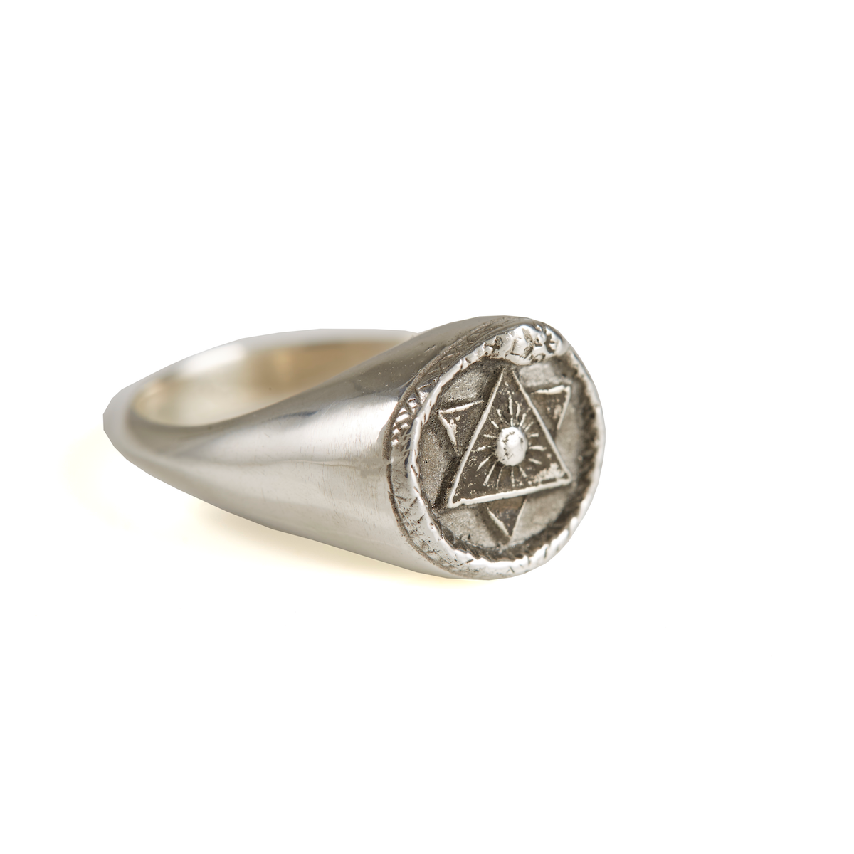 The Ouroboros Signet Ring Silver