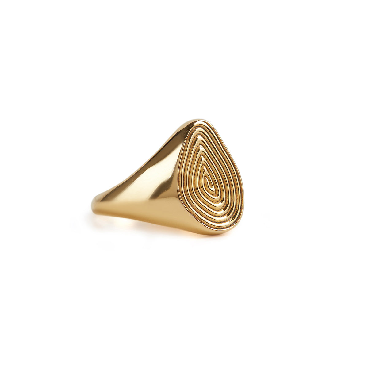 Spiral Pinky Ring Gold