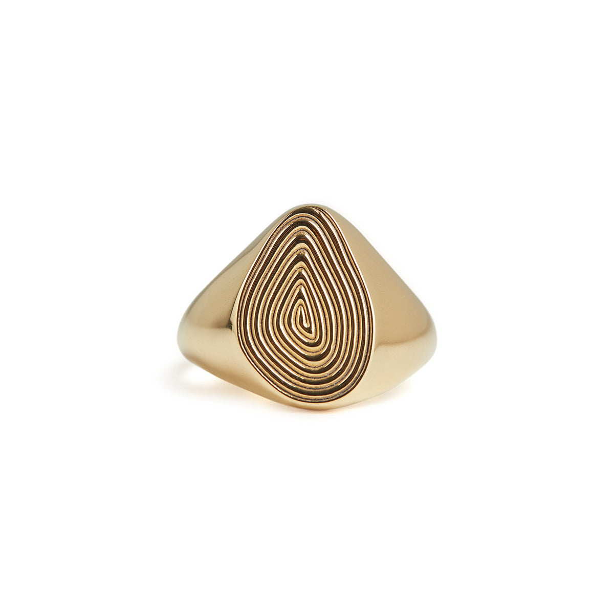 Spiral Pinky Ring Gold