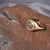 Astral Signet Ring with Labradorite Solid Gold
