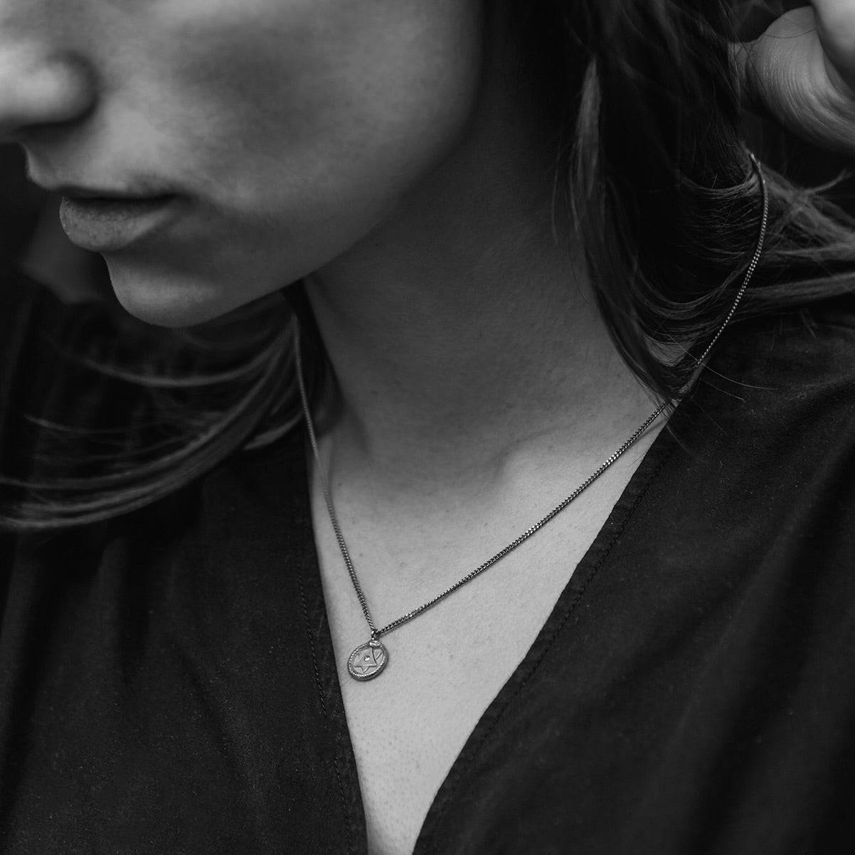 Ouroboros Necklace Silver