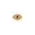 Rays Of Light Studs Gold - Black Sapphire