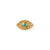 Rays Of Light Studs Gold - Emerald
