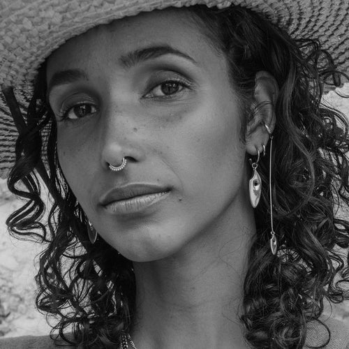 Juno Earrings Silver Rachel Entwistle