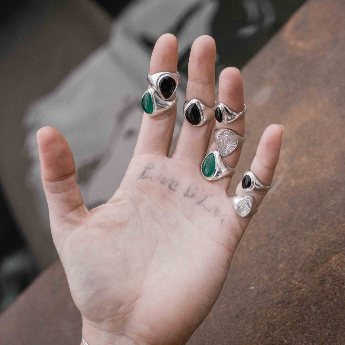 Spiral Pinky Ring Silver